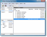 AllNetic Working Time Tracker screenshot